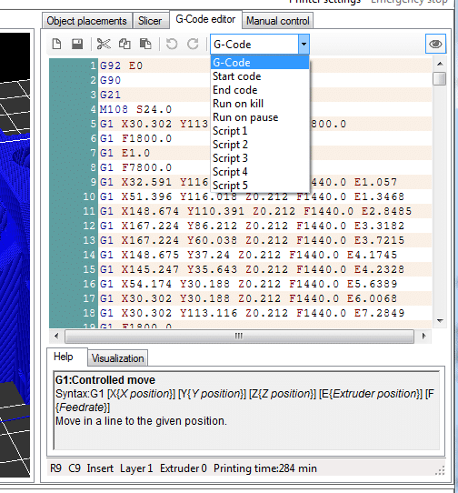 gcodeeditor G-Code editor