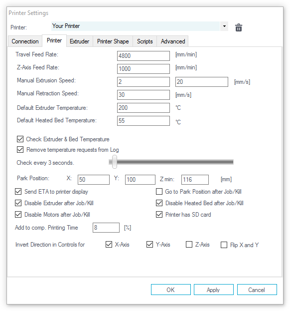 Installation and configuration Repetier-Host doumentation