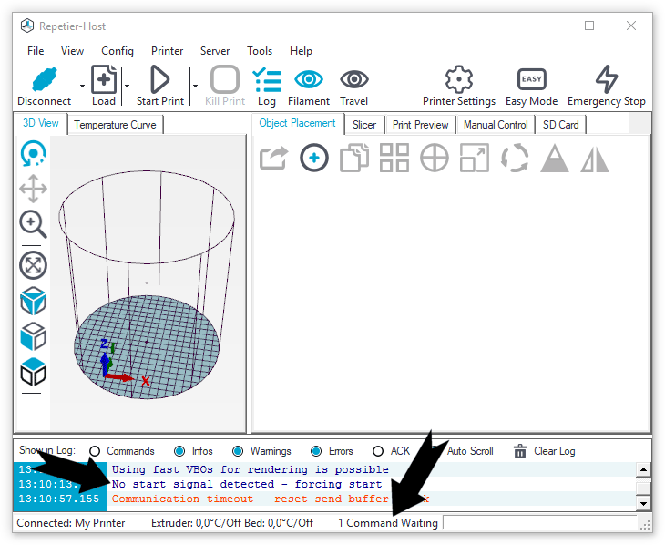 Connection - Repetier Software